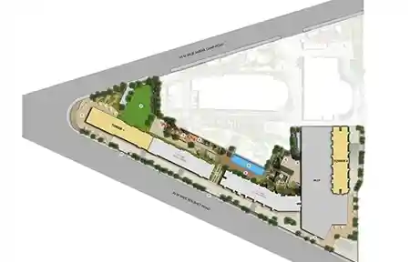 Lodha Crown Kolshet master plan layout